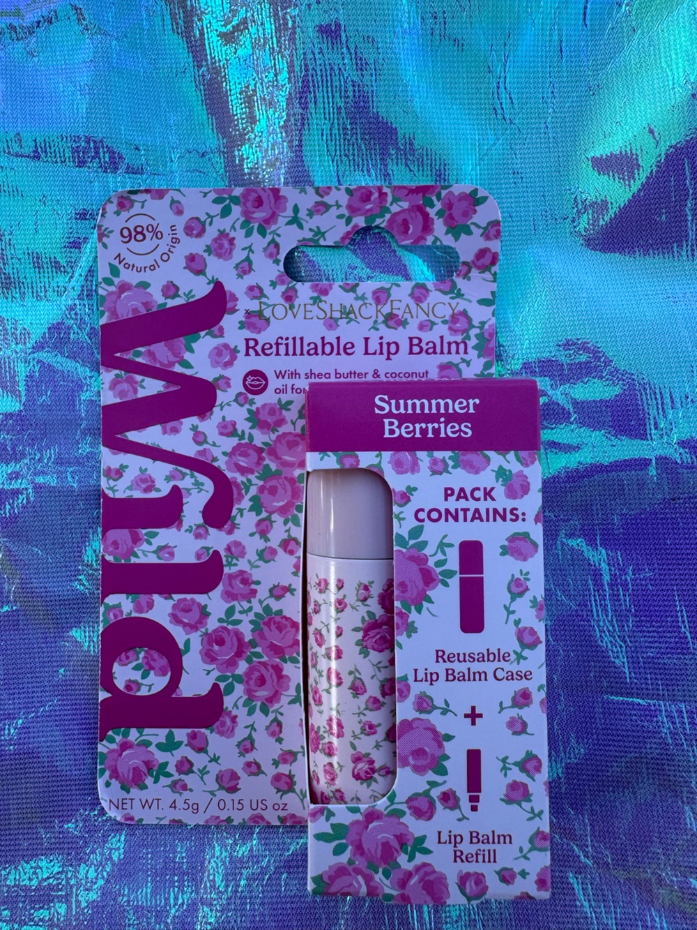 LoveShackFancy x Wild Refillable Lip Balm Summer Berries!!